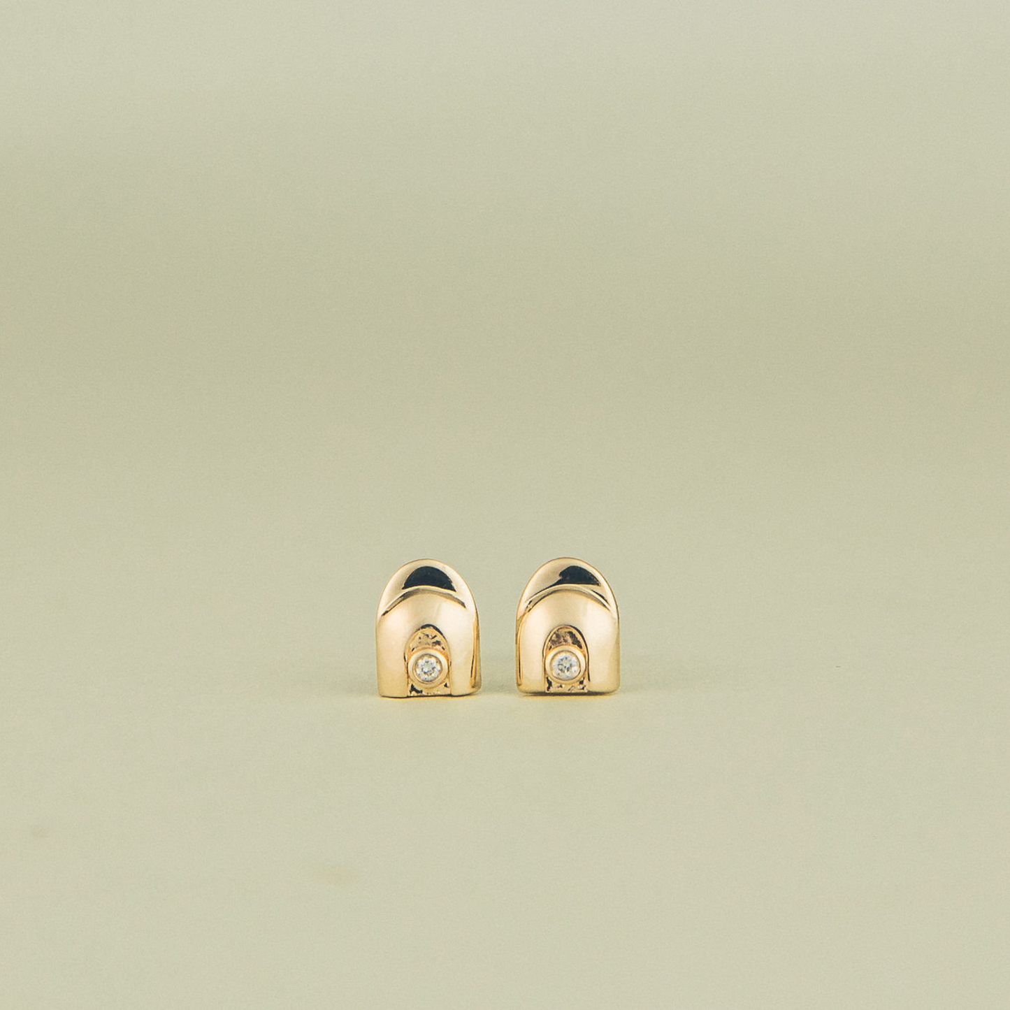 Sanctuary stud 14k solid gold