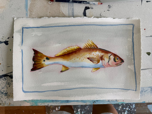 15x20 Carol the Red Fish