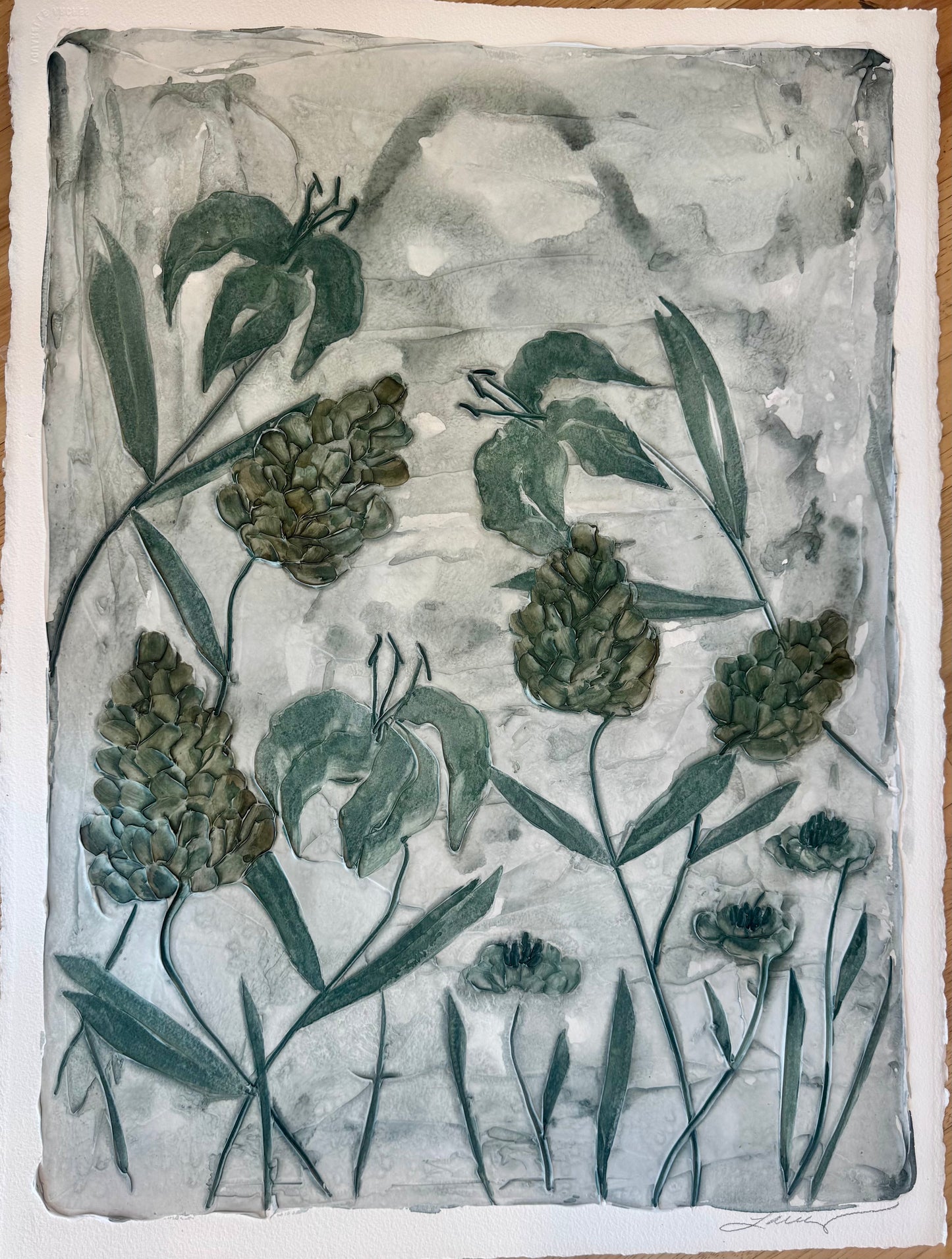 Mixed-Media-Flowers 22x30
